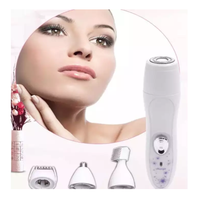 4 In 1 Rechargeable Electric Epilator Hair Shaver For Ladies Nose & Ear/ Eyebrow Hair Trimmer Remover